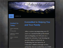 Tablet Screenshot of milehighfamilylawyers.com